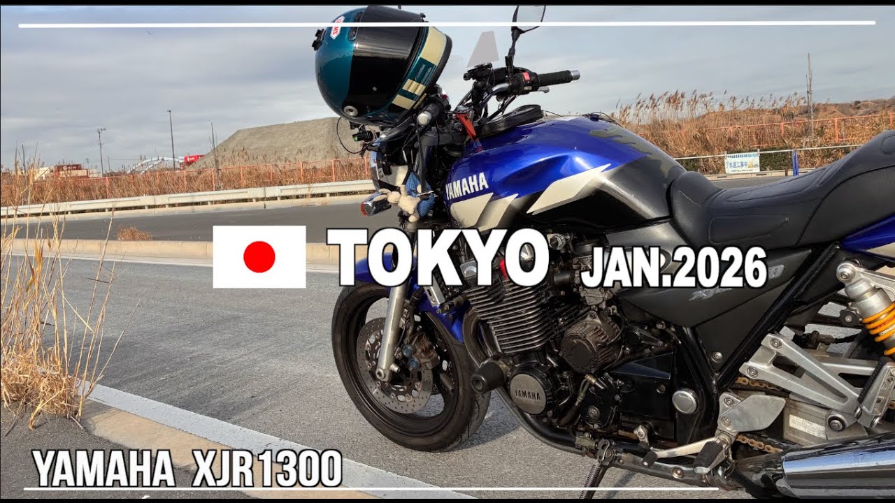 JAN.2026｜Riding a motorcycle in Tokyo Japan.｜YAMAHA XJR1300