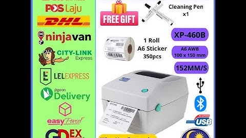 Thermal printer XP-460b Window driver installation