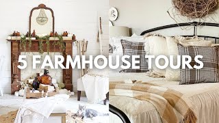 5 Fall Antique Farmhouse Style Home Tours