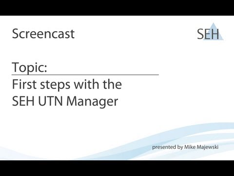 UTN Manager Basics