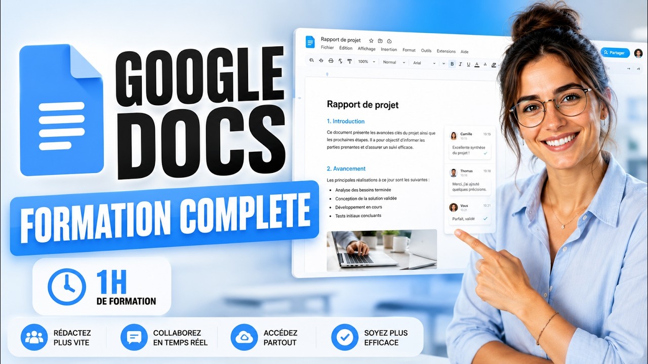 Google Docs : la formation complète de A à Z - YouTube