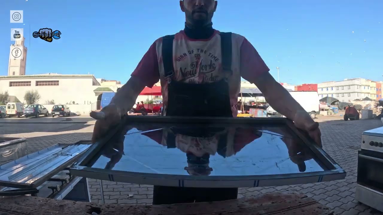 صنع فرن غاز للخبز والحلويات و  ب4 ديال المجامر بطريقة احترافية 👍🏻