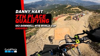 Gopro: Danny Hart 7Th Place Qualifying In Andorra  | 2023 Uci Downhill Mtb World Cup