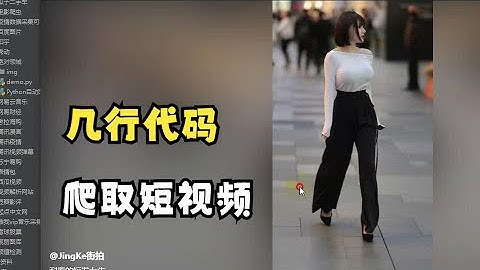 几行代码实现，对一个视频网站的爬取