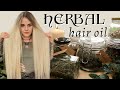  diy herbal hair oil for long  strong locks