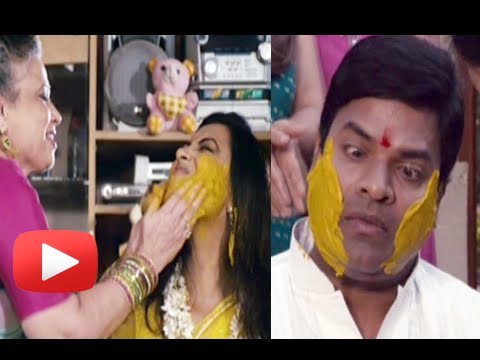 Halad Lavate   Haldi Song   Marathi Movie Kuni Ghar Deta Ka Ghar  Kranti Redkar Bharat Jadhav