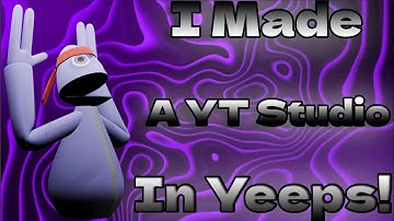 I made a YOUTUBE STUDIO in Yeeps: Hide and Seek! @GertTheGuy  #yeeps #vr