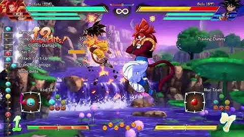 Dragon Ball FighterZ - Gogeta SSJ4 Sparking Loop concept #1 with J.H-5L link