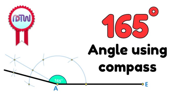 How to construct a 140 degree angle using a compass 