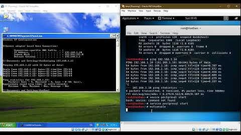 Hacking Windows Xp by linux  using metasploit
