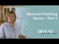 Abstract painting demo  part 1