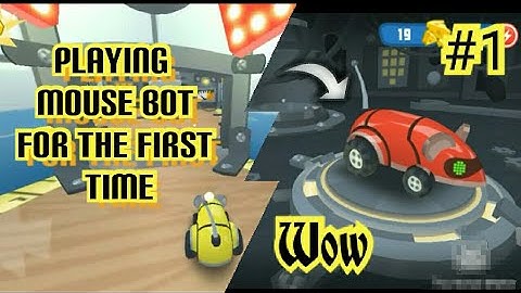 My first day in  Mouse Bot game.First impression.
