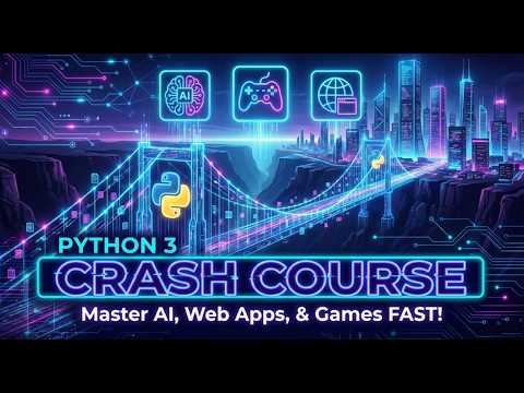 Master Python 3: Build AI, Web Apps, & Games | Python 3 Crash Course