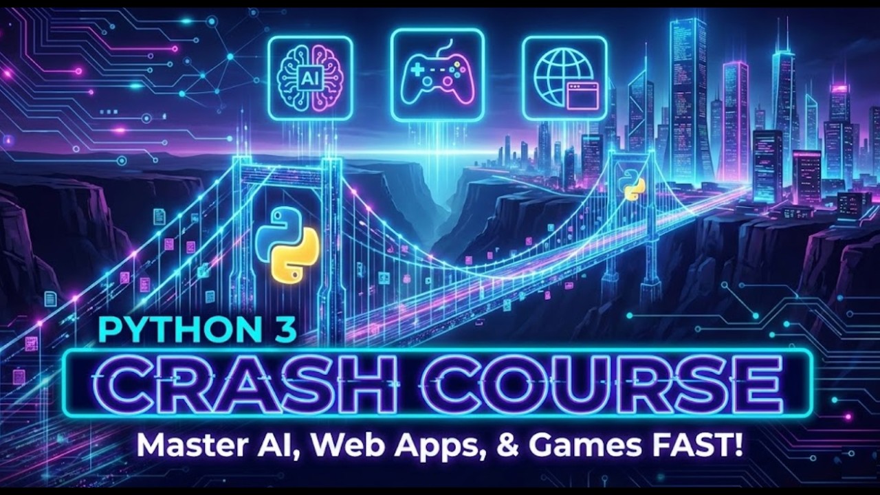 Master Python 3: Build AI, Web Apps, & Games | Python 3 Crash Course ...