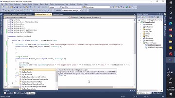 How to make Login page in asp .net with SQL Database | Simple Login Page in Asp | Login page with db