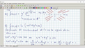 Video 5: Funciones de varias variables, Límites y Continuidad