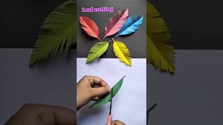how to make flower leaf. DIY origami, Paper crafts ideas. shorts trending viral foryou art