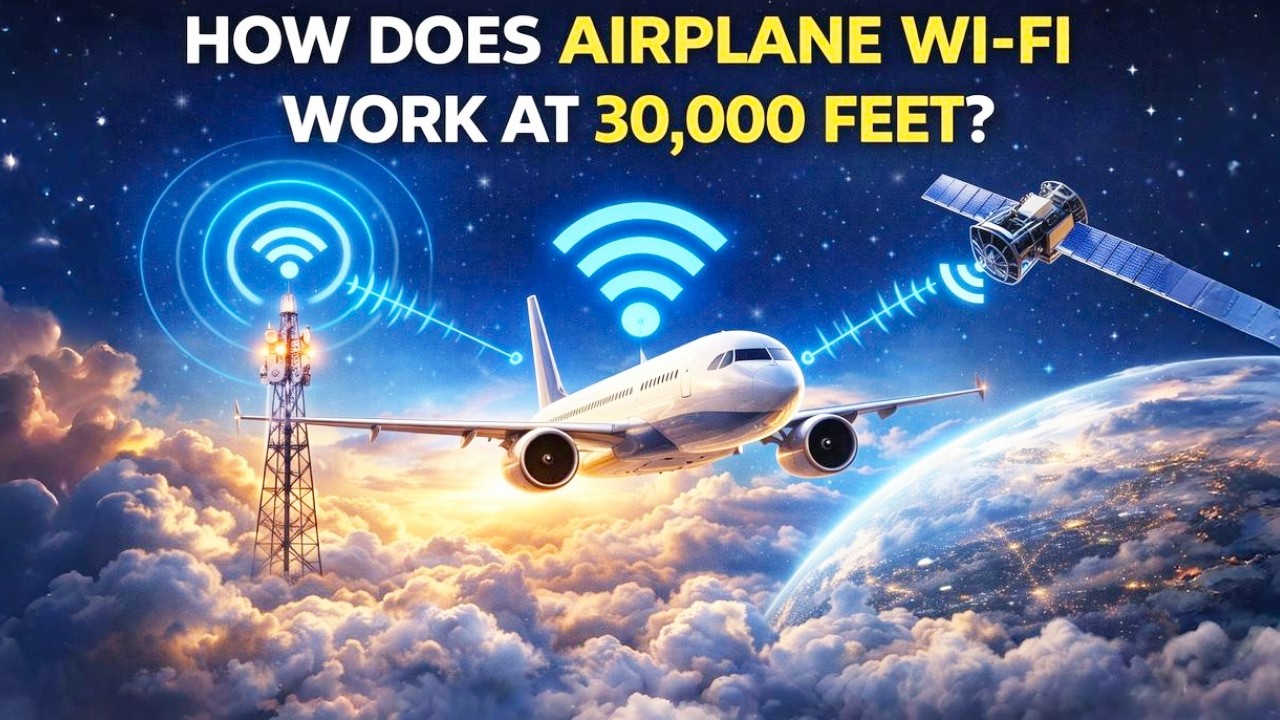 How Does Airplane Wi-Fi Work at 30,000 Feet?