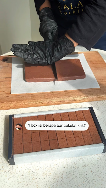 Kalian udah tau belum nih isi bar 1 box Falala Chocolate? 🍫 #falalachocolate #oleholehbali #halal