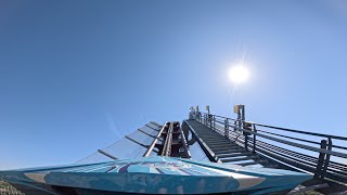 MAKO SEAWORLD Frontseat POV - 200ft Roller Coaster