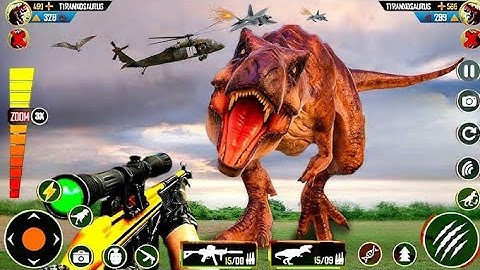 Jurassic Park Dinosaur Game – Dinosaur Hunting Game – Android Gameplay