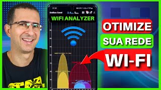 DESCUBRA COMO PODE SER FÁCIL😲 OTIMIZAR SUA REDE WIFI USANDO O APP WIFI ANALYZER. screenshot 1