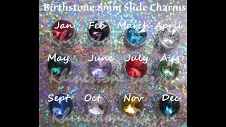 Creating Personalized Jewelry with Birthstone Slide Charms for Bracelets