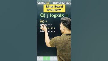 1 Marks Question Bihar Board PYQ 2021 || INTEGRALS    Chapter 7 Class 12 Board Exam 2025 NCERT