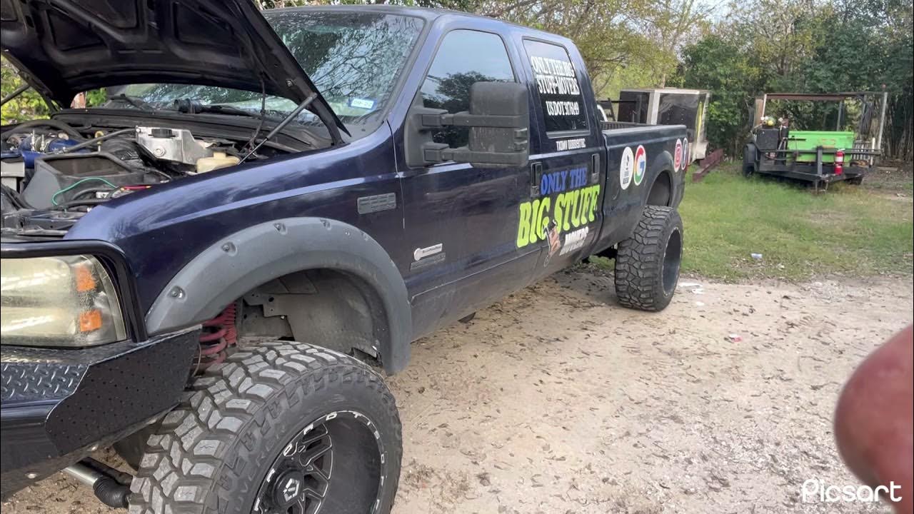 6.0 powerstroke dies after bump - YouTube