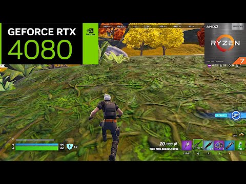 Fortnite | RTX 4080 + 5800X3D | 1080p Minimum Settings