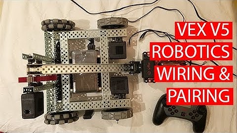 VEX V5 Clawbot Kit Wiring and Starting Up (Part 4/4)
