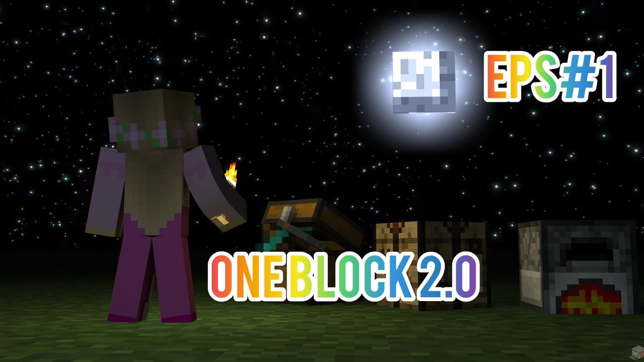 MINECRAFT |SKY BLOCK |ONE BLOCK 2.O|MOBILE GAME PLAY |EPISODE 1 - YouTube
