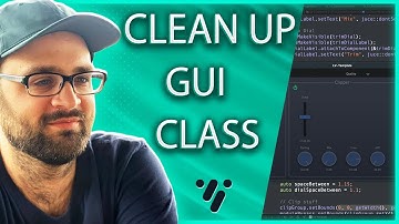 🔮  C++ JUCE Plugin | Extract GUI Sections into Component Classes [January 14 Livestream]