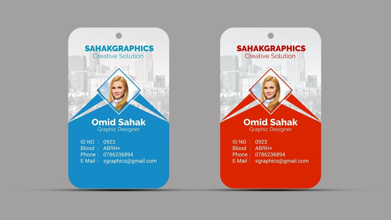  ID  Card  Design Tutorial  In Photoshop  CC 2021 identity 