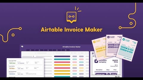 Airtable Invoice Maker | Create quotes & invoices super fast!