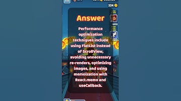 React-Native Interview Question 14: How do you optimize performance in React Native?