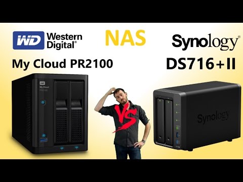 The Synology DS716+II vs WD My Cloud Pro PR2100 - The Synology V WD Plex NAS Comparison