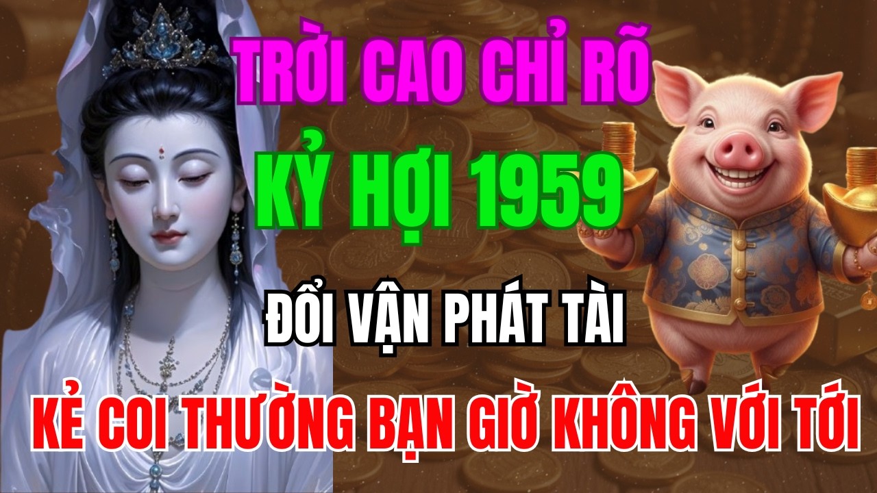 Trời Cao Chỉ Rõ, Kỷ hợi 1959 Năm 2026 Đổi Vận Phát Tài Giàu To, Kẻ Coi Thường Bạn Giờ Không Với Tới