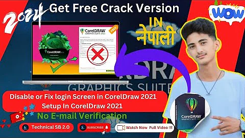 How to remove Disable or fix login screen or Email verification in CorelDraw 2021 | Solved | Fix |