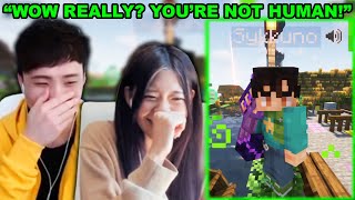 Sykkuno HUGS Miyoung IN MINECRAFT AND EVERYTHING WENT INTO CHAOS! | Sykkuno ACTUALLY ROASTED Miyoung