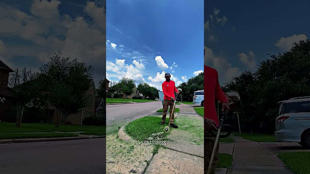 Crisp Sidewalk Lawn Borders and Sharp Grass Edges for Fresh Look ✨ | 