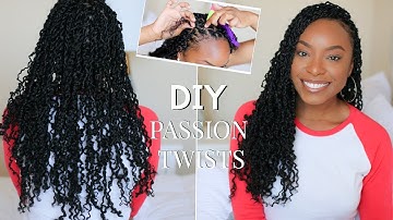 How To | EASY Passion Twists Using The Rubber Band Method | Step-By-Step Beginner Friendly Tutorial