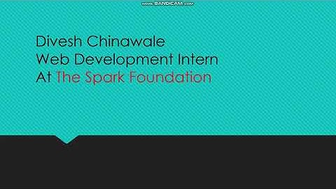 Testing(Automated) | Web Development | Task 6| The Sparks Foundation | Divesh Chinawale