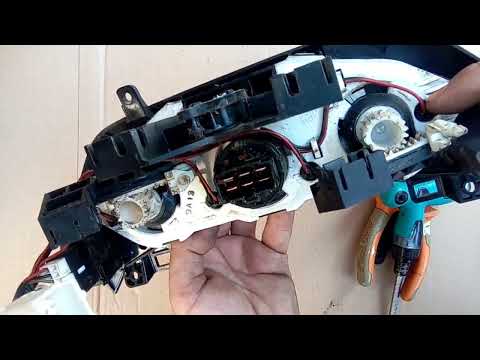 شافروليه أفيو كيفية تغيير مصابيح لوحة تحكم مبرد السيارة تابع و إستفد