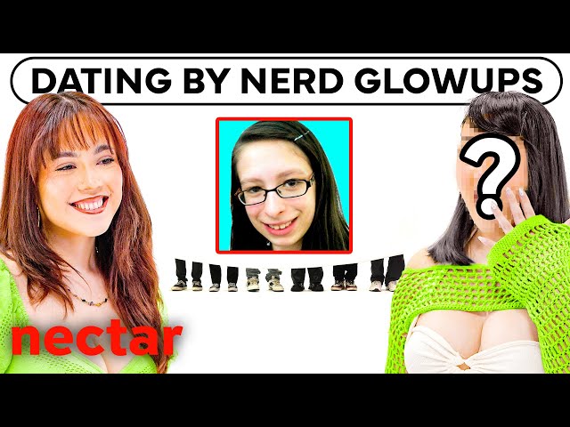 Blind Dating 6 Nerdy Girls By Glow Up #dating #glowup