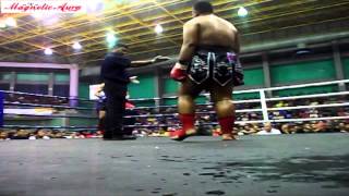 EWAN BIG BOYZ VS BARBOD KL MUAY THAI FEB 2013 STADIUM TITIWANGSA KL