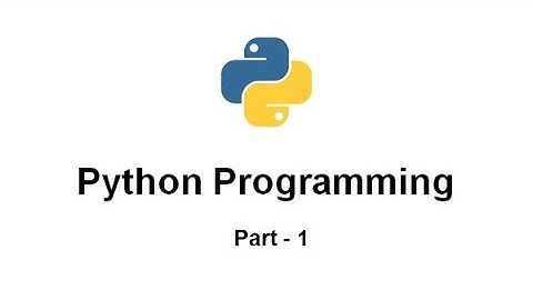 Python Programming Part  - 1 Operators In Python