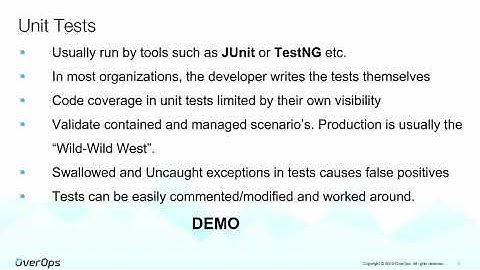 OverOps Jenkins Plugin & Unit tests