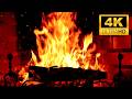 🔥 Cozy Fireplace Night | Relaxing Fireplace 4K UHD with Crackling Fire Sounds | Fireplace Ambience