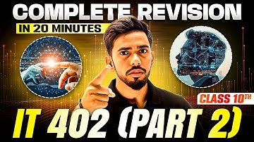 IT 402 (Part-2): Complete Revision in 20 Minutes 🔥 | Class 10th Board